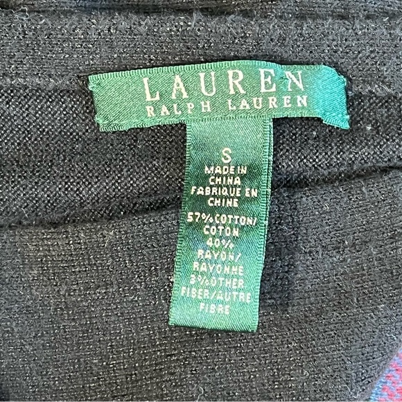 Striped Serape Knit Top Colorful Accent 3/4 Sleeve Boat Neck Pullover - Picture 8 of 8